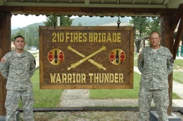 US soldiers assist locals with fire