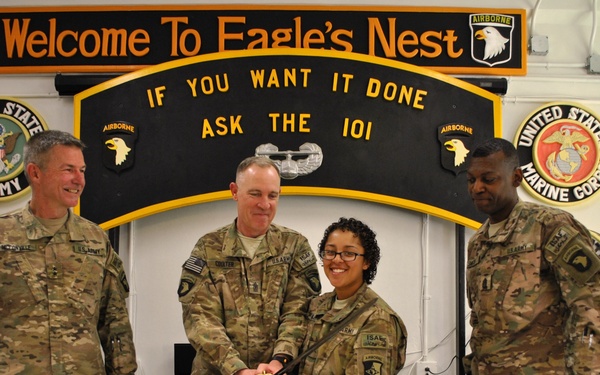 Combined Joint Task Force - 101 and Regional Command East cake cutting in celebration of the Army's 238th Birthday