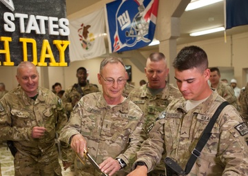 Deployed soldiers celebrate 238th Army Birthday