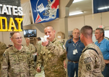 Deployed soldiers celebrate 238th Army Birthday