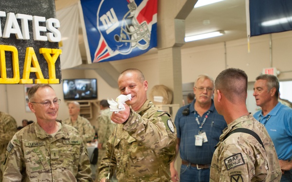 Deployed soldiers celebrate 238th Army Birthday