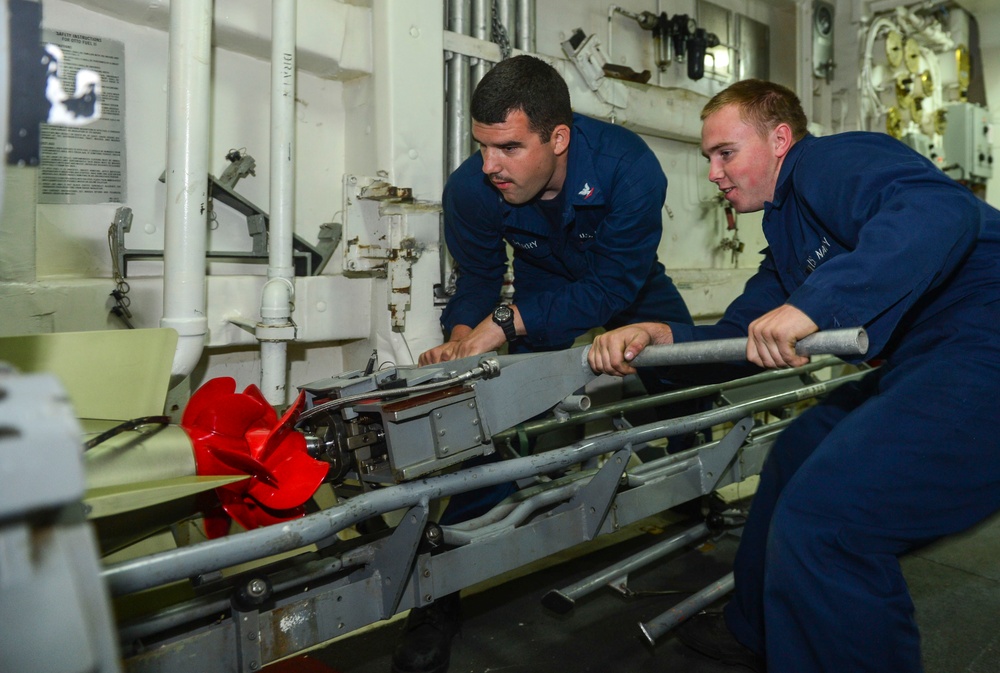 USS Monterey operations