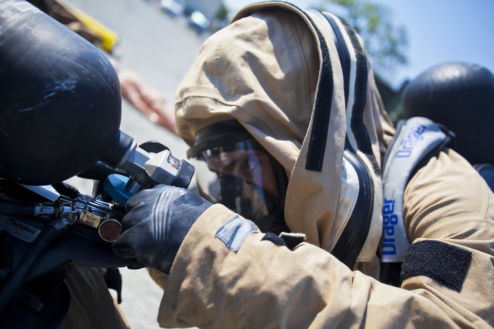 22nd MEU CBRN practices hazmat procedures