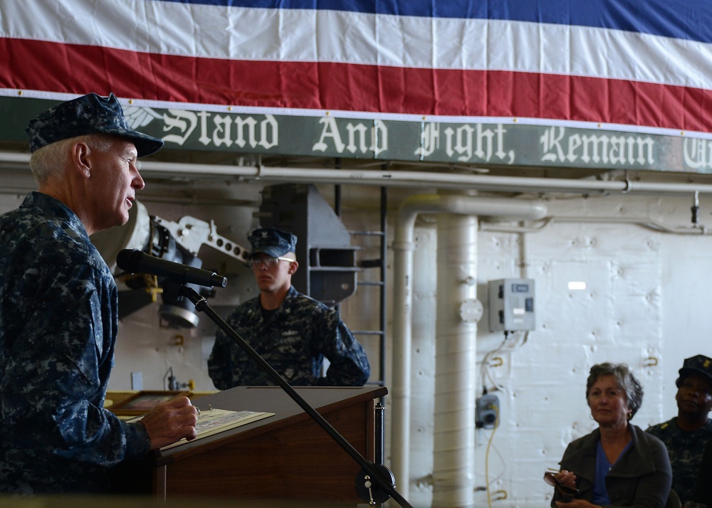 USS Green Bay holds change of command