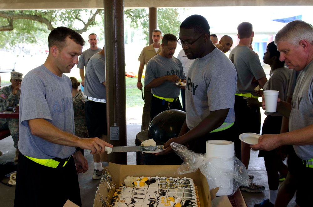 377th TSC celebrates the US Army birthday and Flag Day