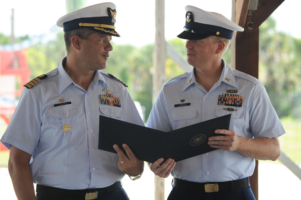 Station Ponce De Leon Inlet change of command ceremony