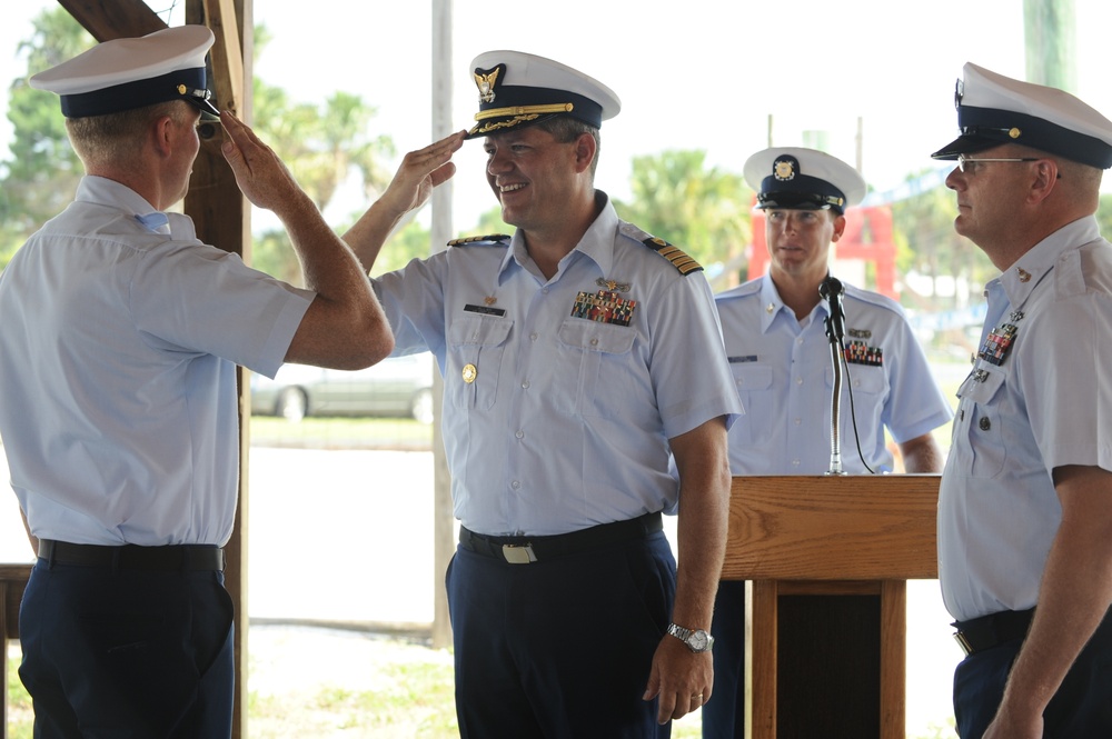 Station Ponce De Leon Inlet change of command ceremony