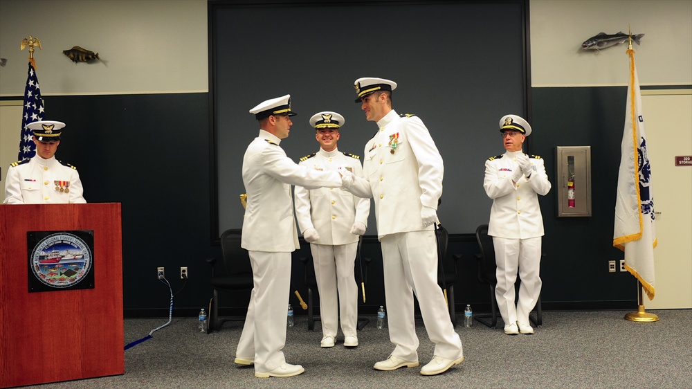 Coast Guard NPRFTC holds change of command ceremony