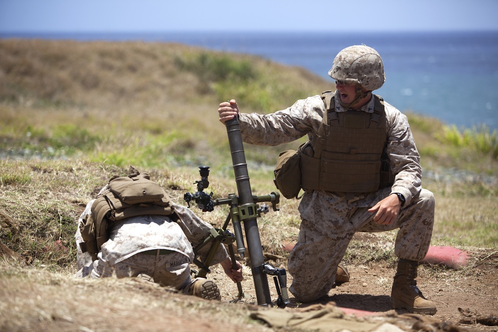 ‘Island Warriors’ mortarmen defeat, detonate during Island Viper live-fire training