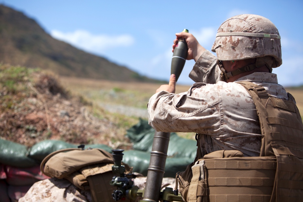 ‘Island Warriors’ mortarmen defeat, detonate during Island Viper live-fire training