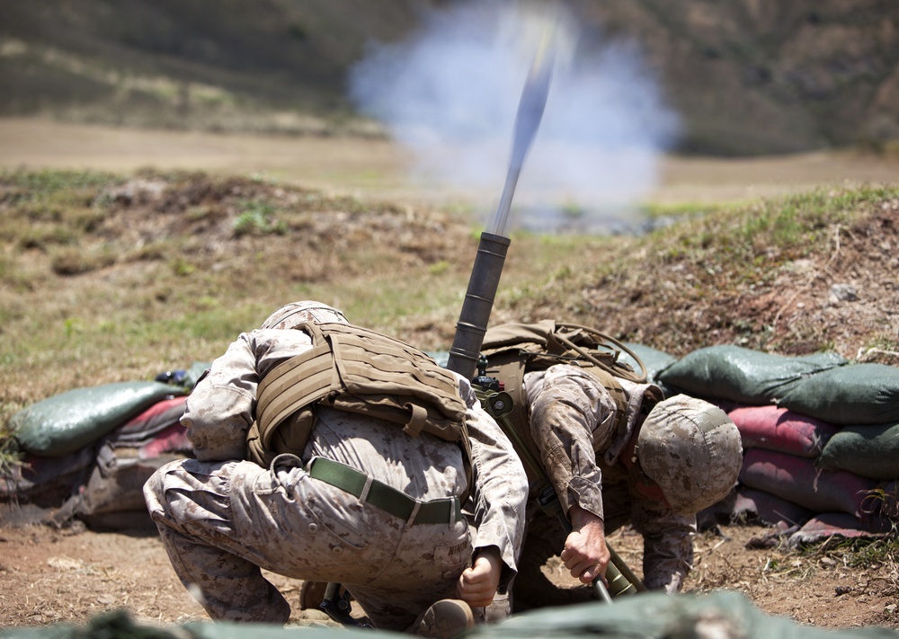 ‘Island Warriors’ mortarmen defeat, detonate during Island Viper live-fire training