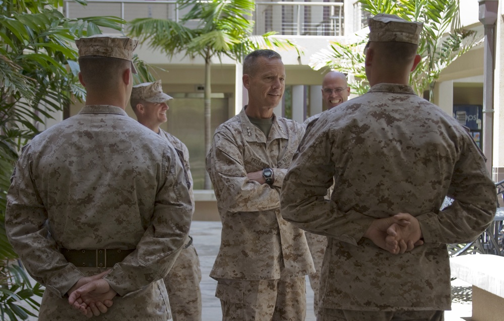 Deputy Commandant visits, inspects MCB Hawaii