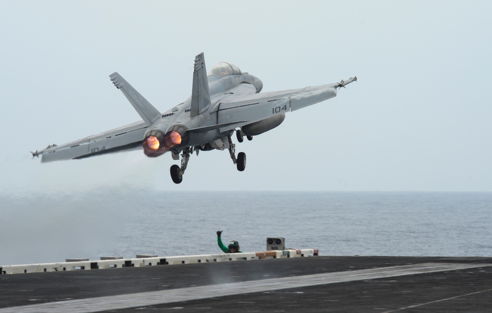 USS Nimitz flight deck operations