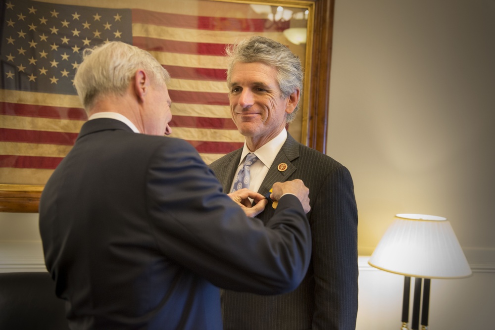 Navy Distinguished Public Service Medal presentation