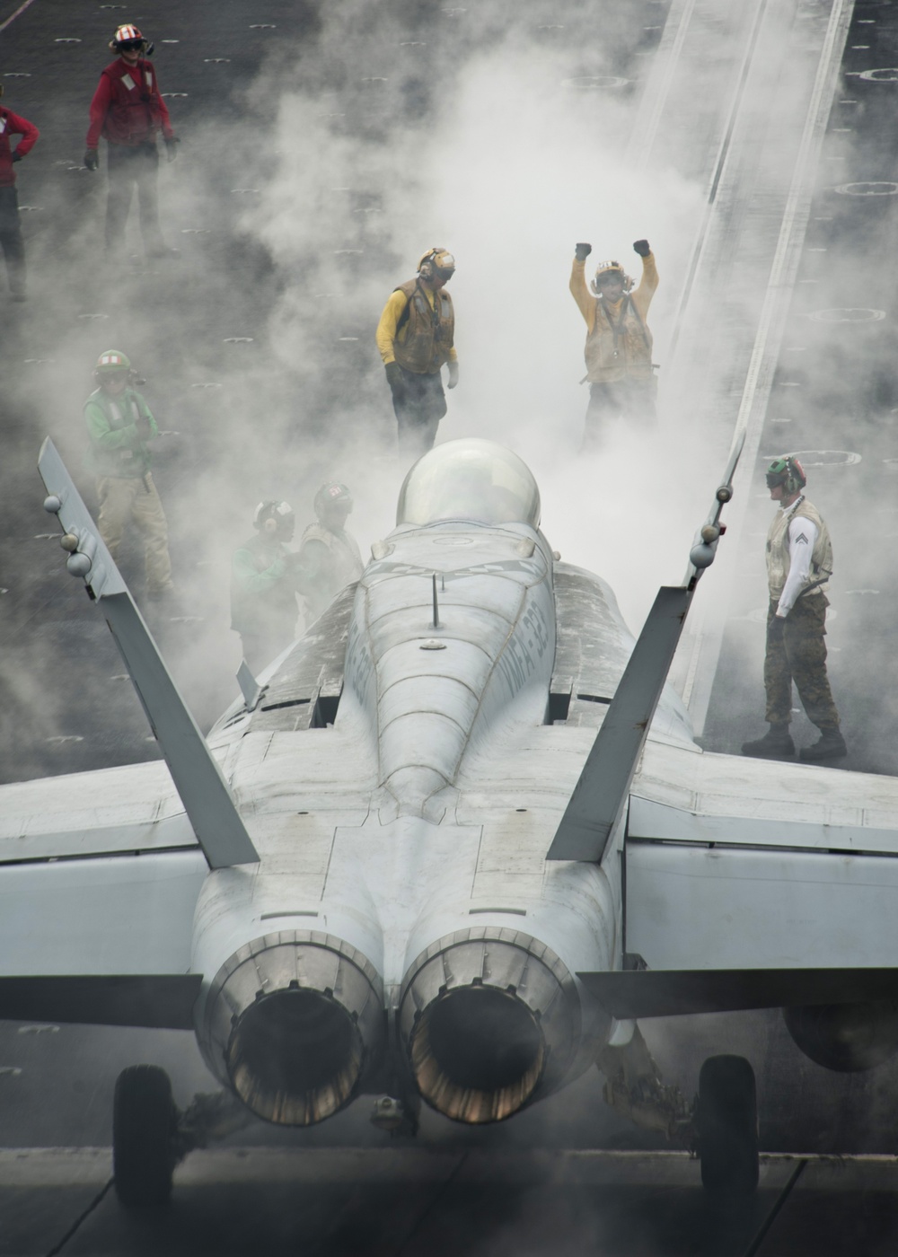 USS Nimitz flight deck operations