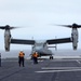 Osprey lands on Japanese ship for the first time