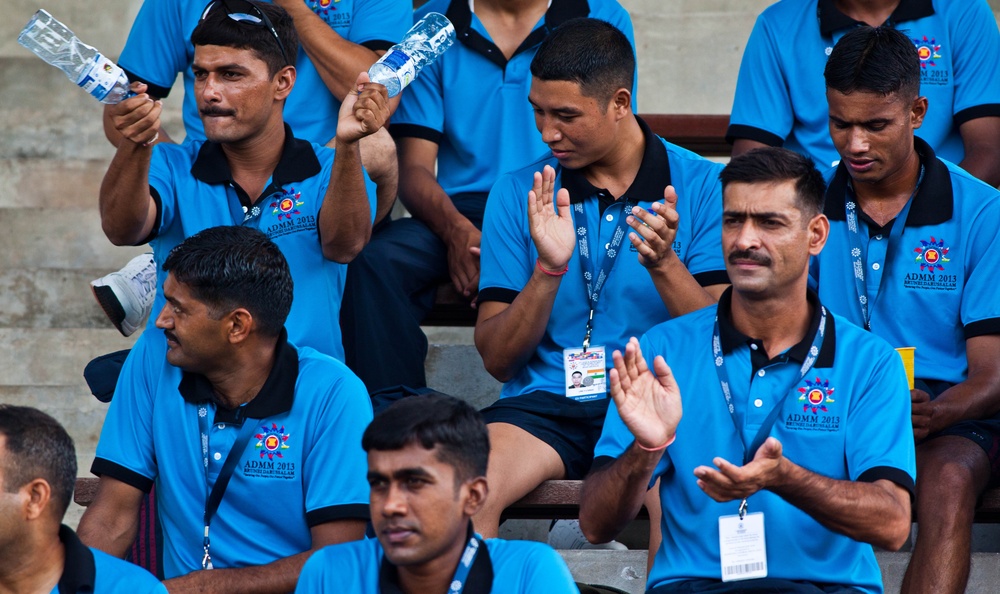 Building relationships through sports day in Brunei