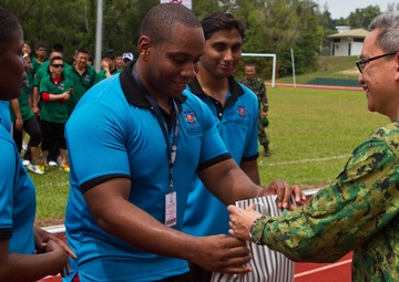 Building relationships through sports day in Brunei