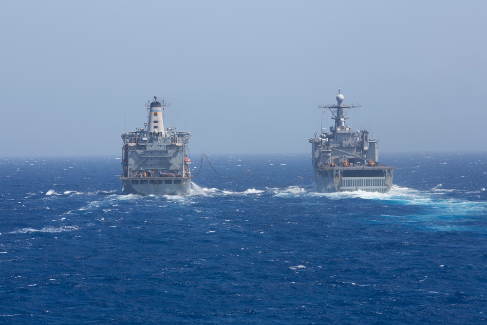 USS Carter Hall replenishment