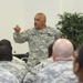 Talking to troops