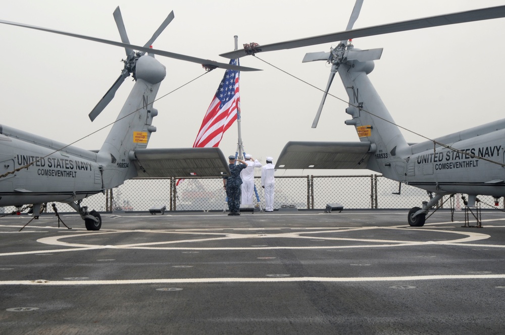 USS Blue Ridge visit