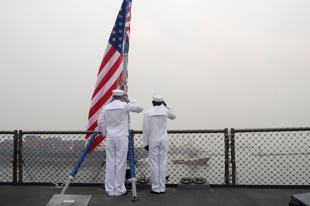 USS Blue Ridge visit