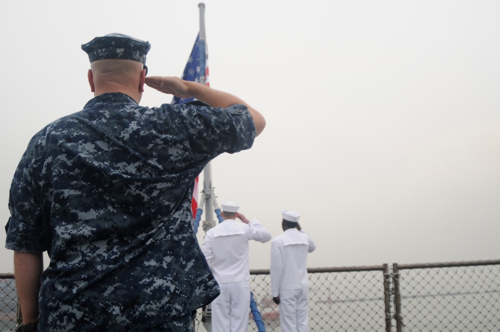 USS Blue Ridge visit