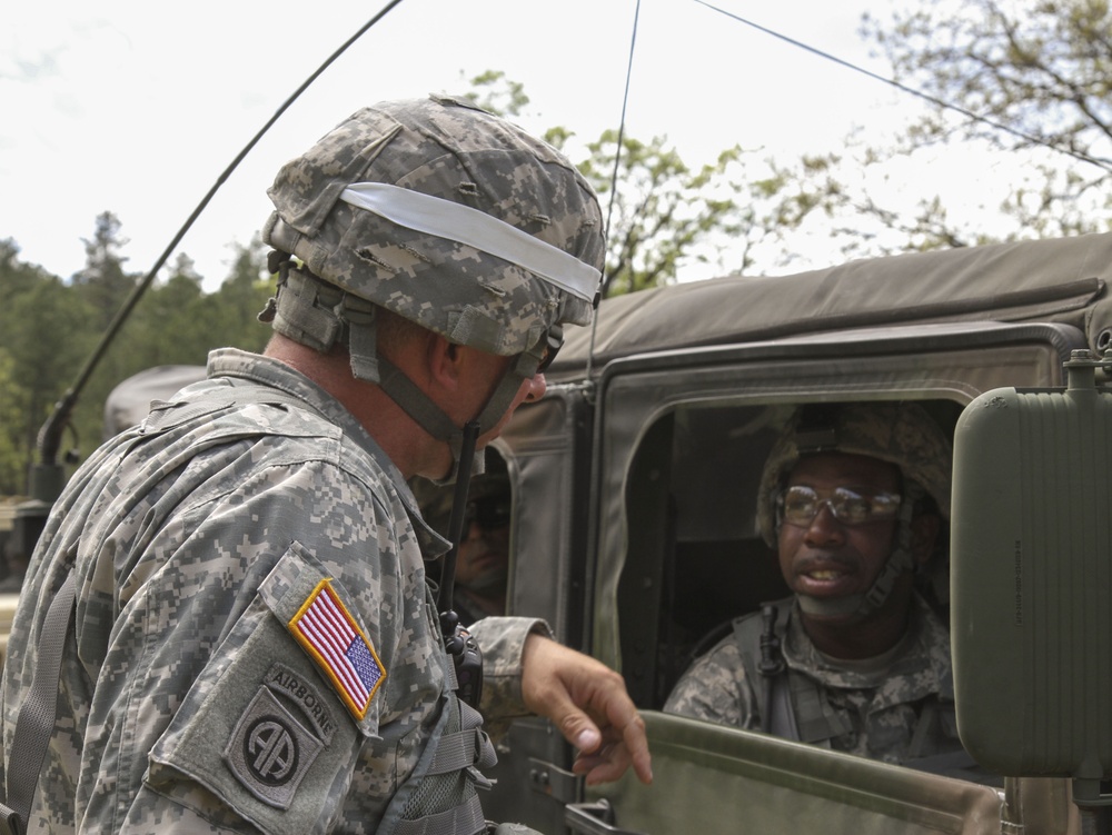 128th Chemical Company trains on lanes at Golden Coyote