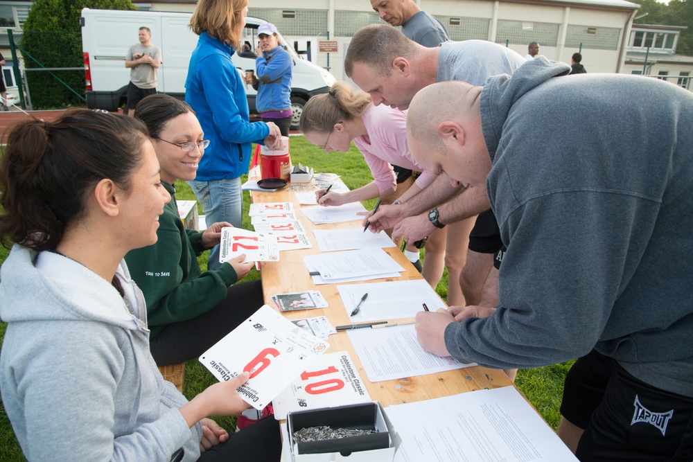 USAG Stuttgart's 238th Army birthday celebration 5 Km run on Patch Barrack