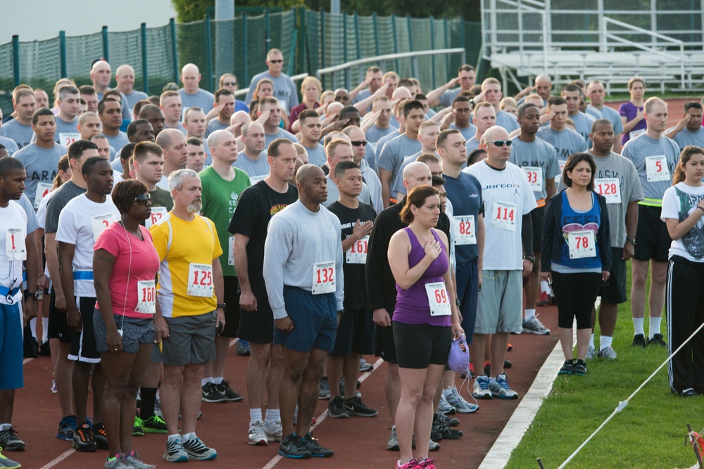 USAG Stuttgart's 238th Army birthday celebration 5 Km run on Patch Barrack