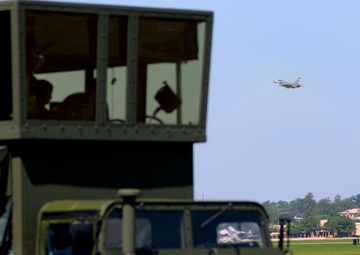 245th ATCS mobile tower at Shaw Air Force Base