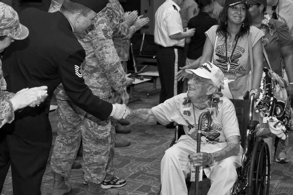 182nd Airlift Wing members salute generations past