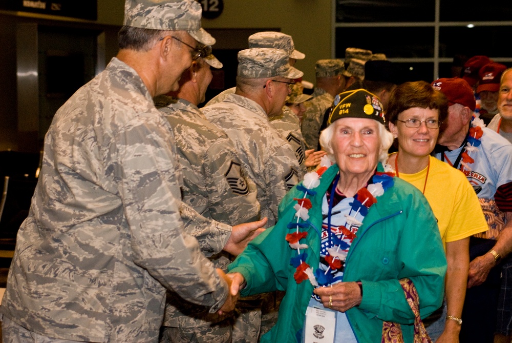 182nd Airlift Wing members salute generations past