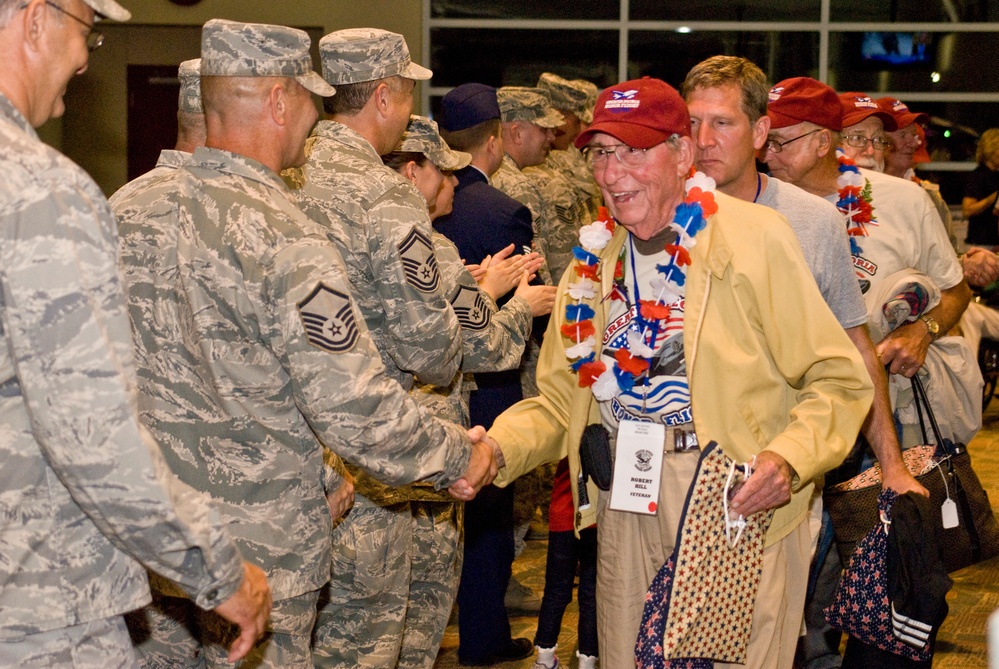 182nd Airlift Wing members salute generations past