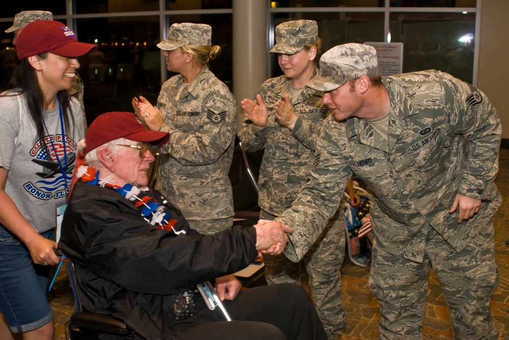 182nd Airlift Wing members salute generations past