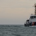 Coast Guard Cutter Morro Bay passes the Cleveland Water Intake Crib en route to Cleveland
