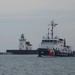 Coast Guard Cutter Morro Bay sails into Cleveland Harbor