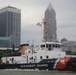 Coast Guard Cutter Morro Bay at its new mooring in Cleveland
