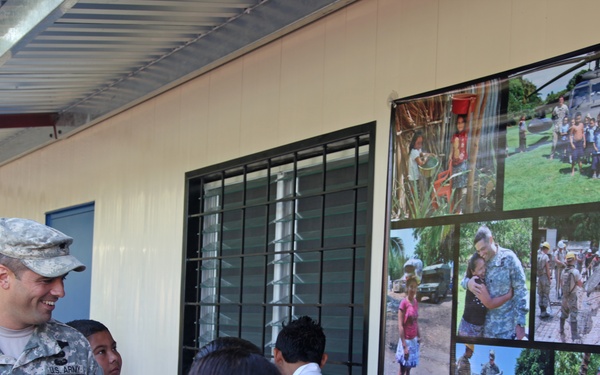 Ribbon cutting at new schools