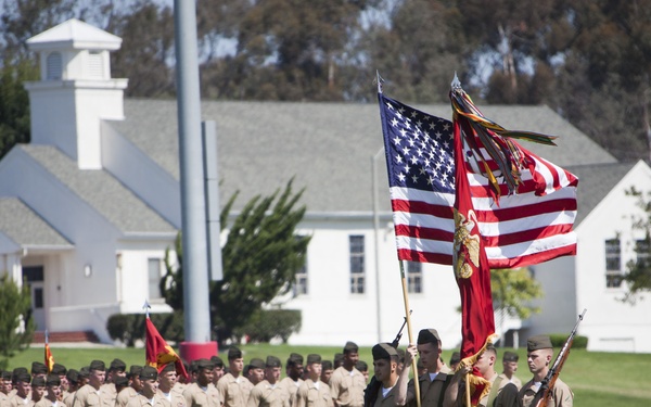 1st Marine Division Change of Command