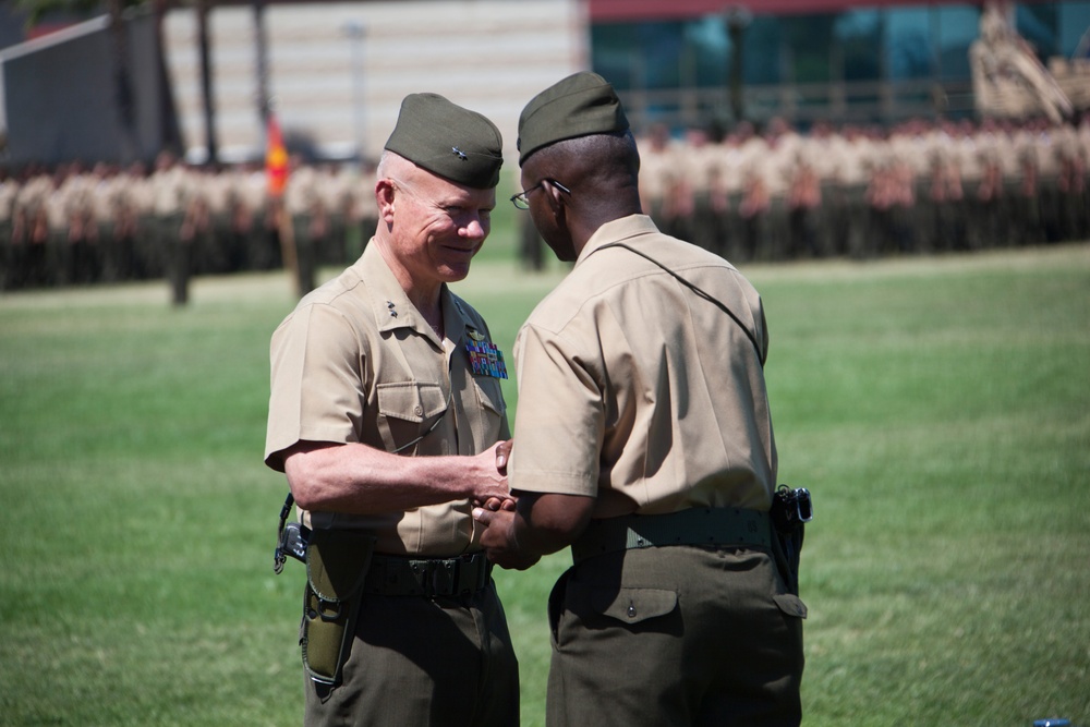 1st Marine Division Change of Command