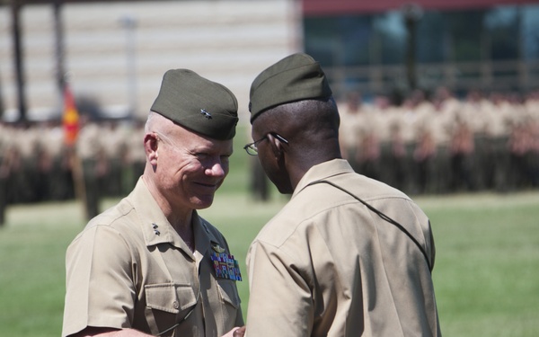 1st Marine Division Change of Command