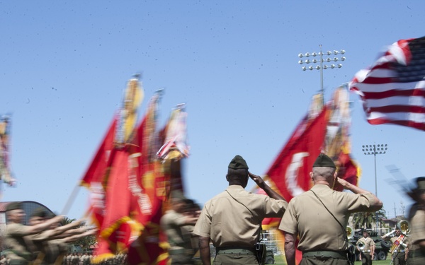 1st Marine Division Change of Command