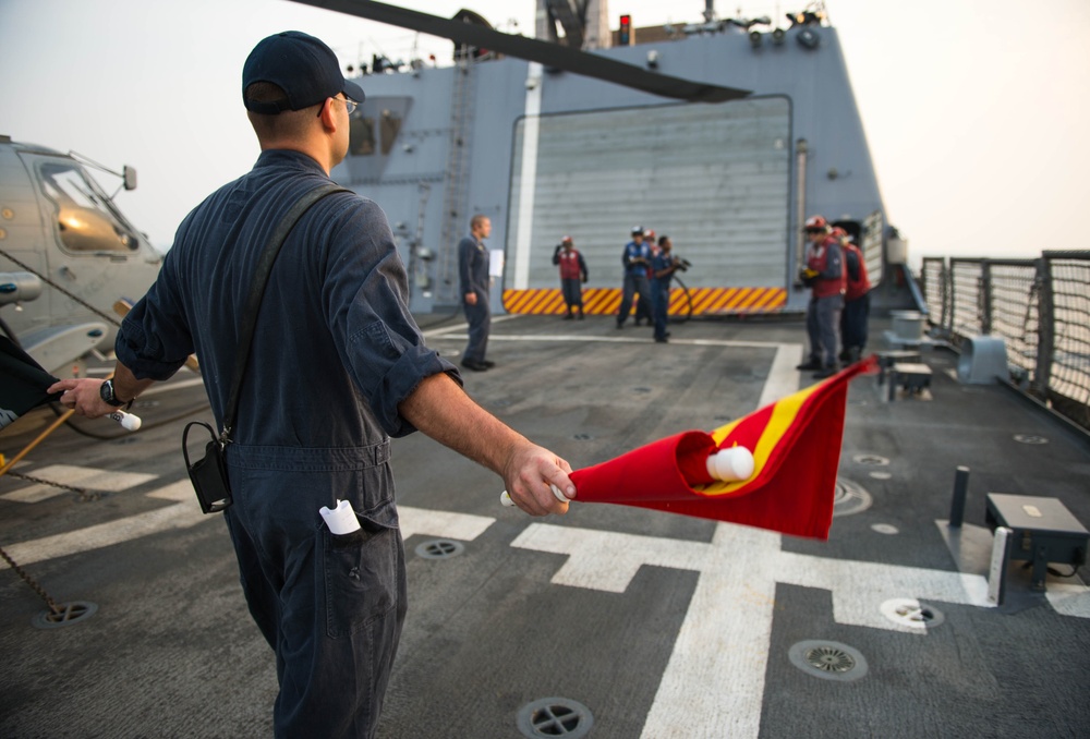 Aircraft firefighting drill