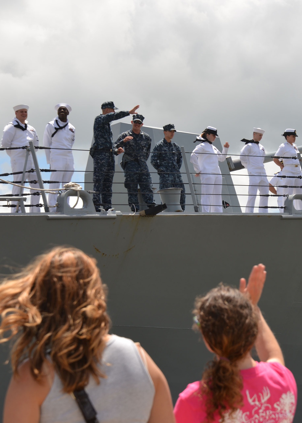 USS Bainbridge departs from Naval Station Norfolk