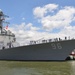 USS Bainbridge departs from Naval Station Norfolk