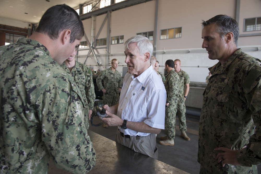 Secretary of the Navy visit