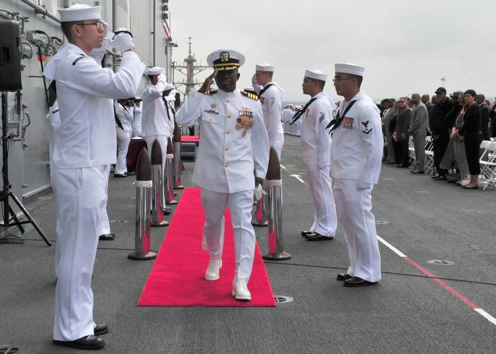 USS Makin Island change of command