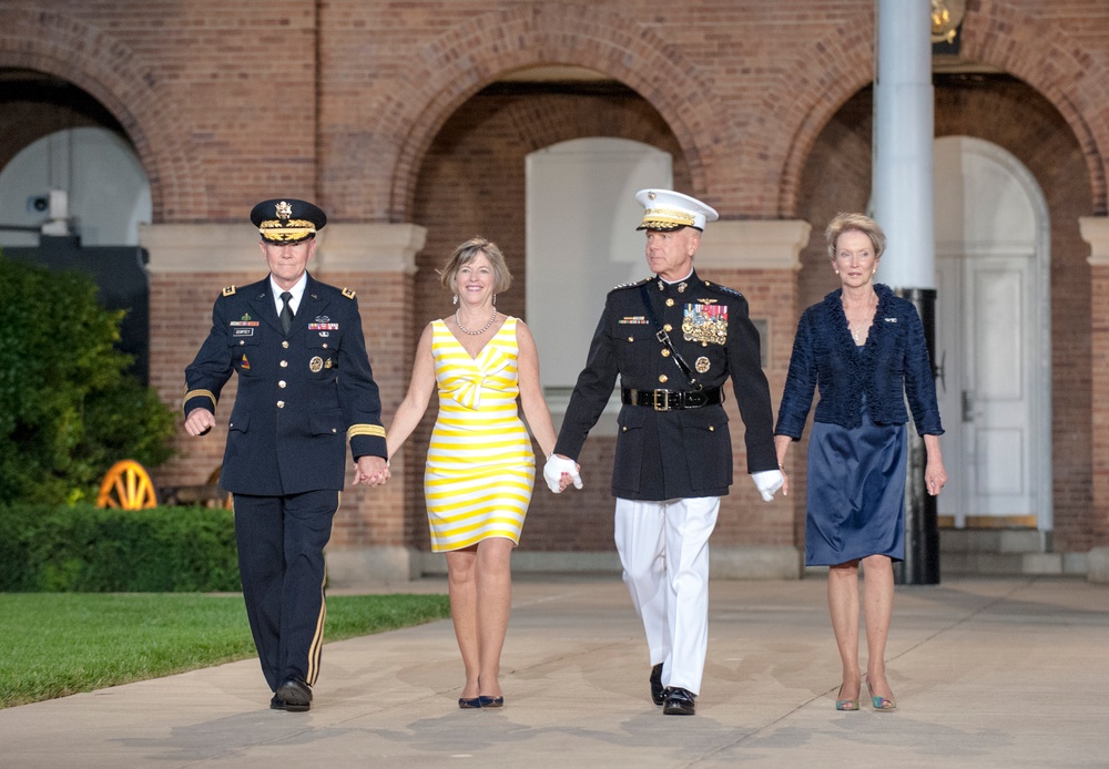 Evening Parade at Marine Barracks Washington