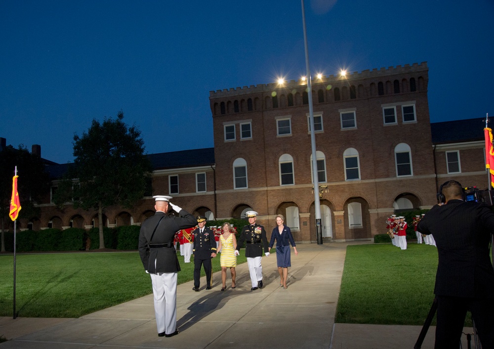 Evening Parade at Marine Barracks Washington